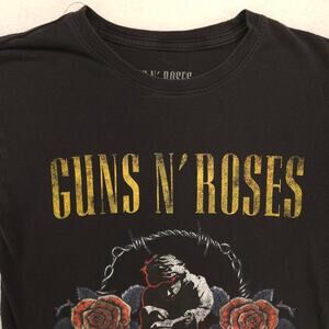 Guns N Roses Short Sleeve Crew Neck Band T Shirt Adult Mens Size Medium M Black